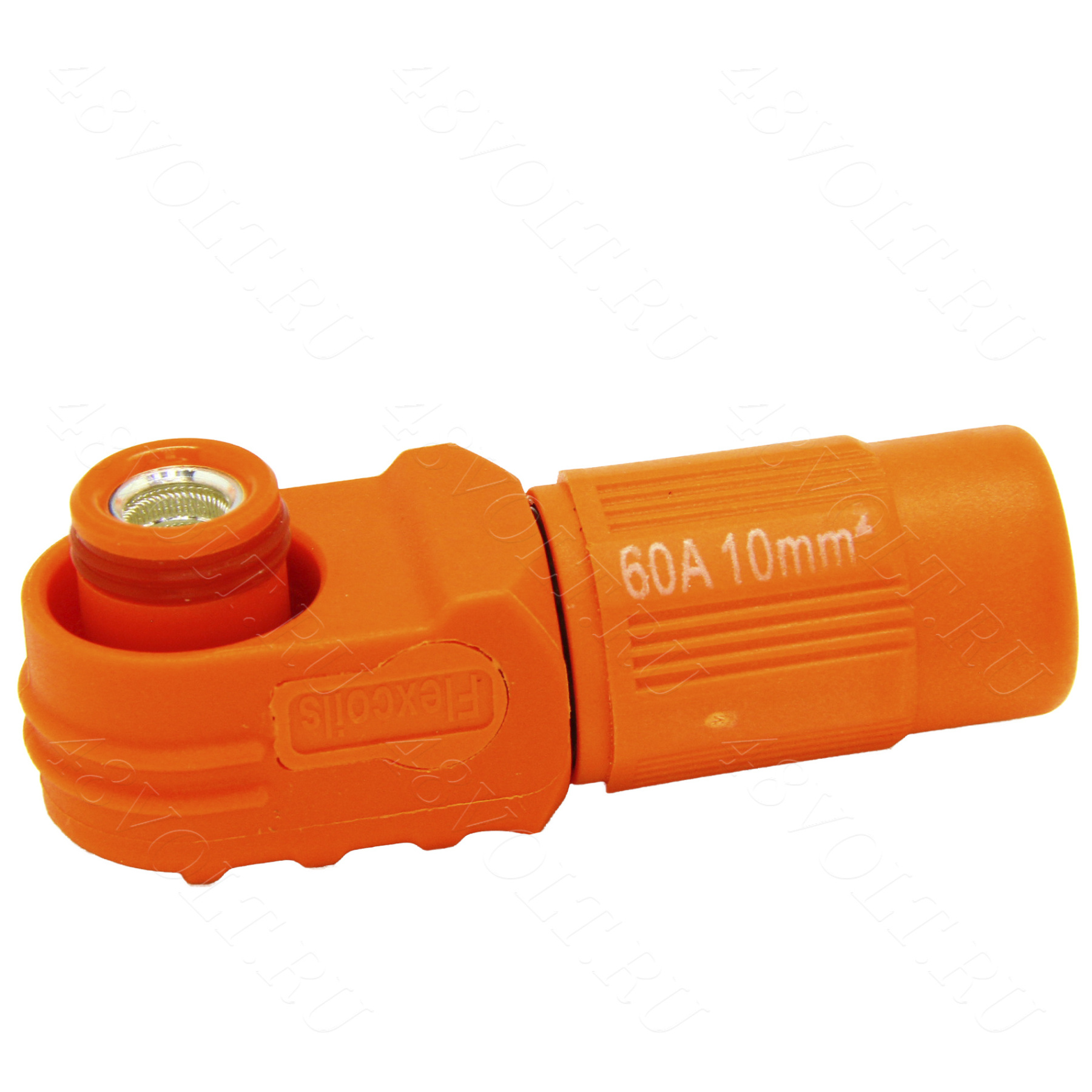Flexcoils (SurLok) вилка оранжевая 60A (Ф6-10mm2)